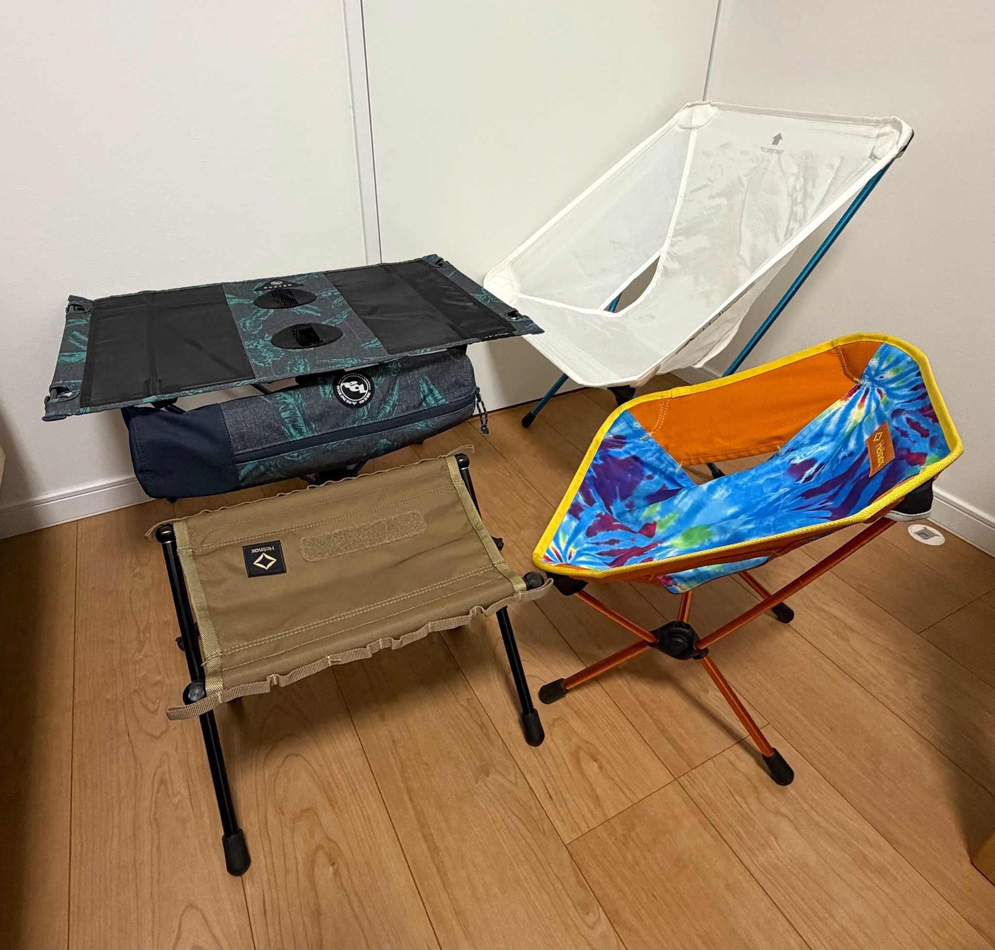 ヘリノックス4アイテム集合