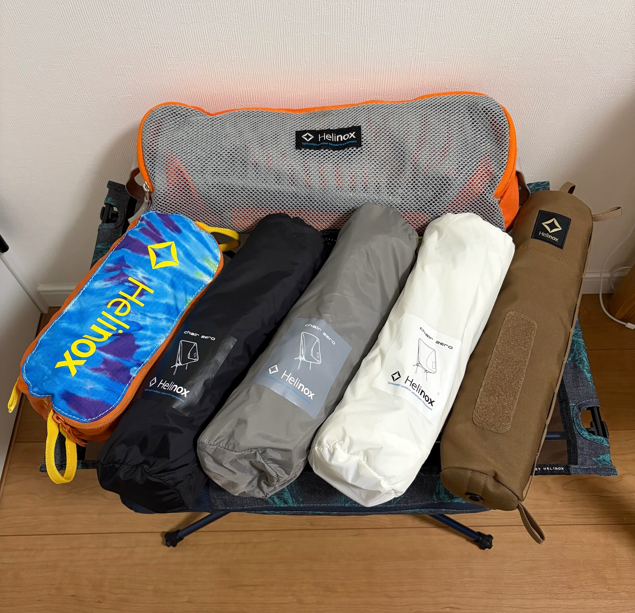 ヘリノックス収納袋まとめ