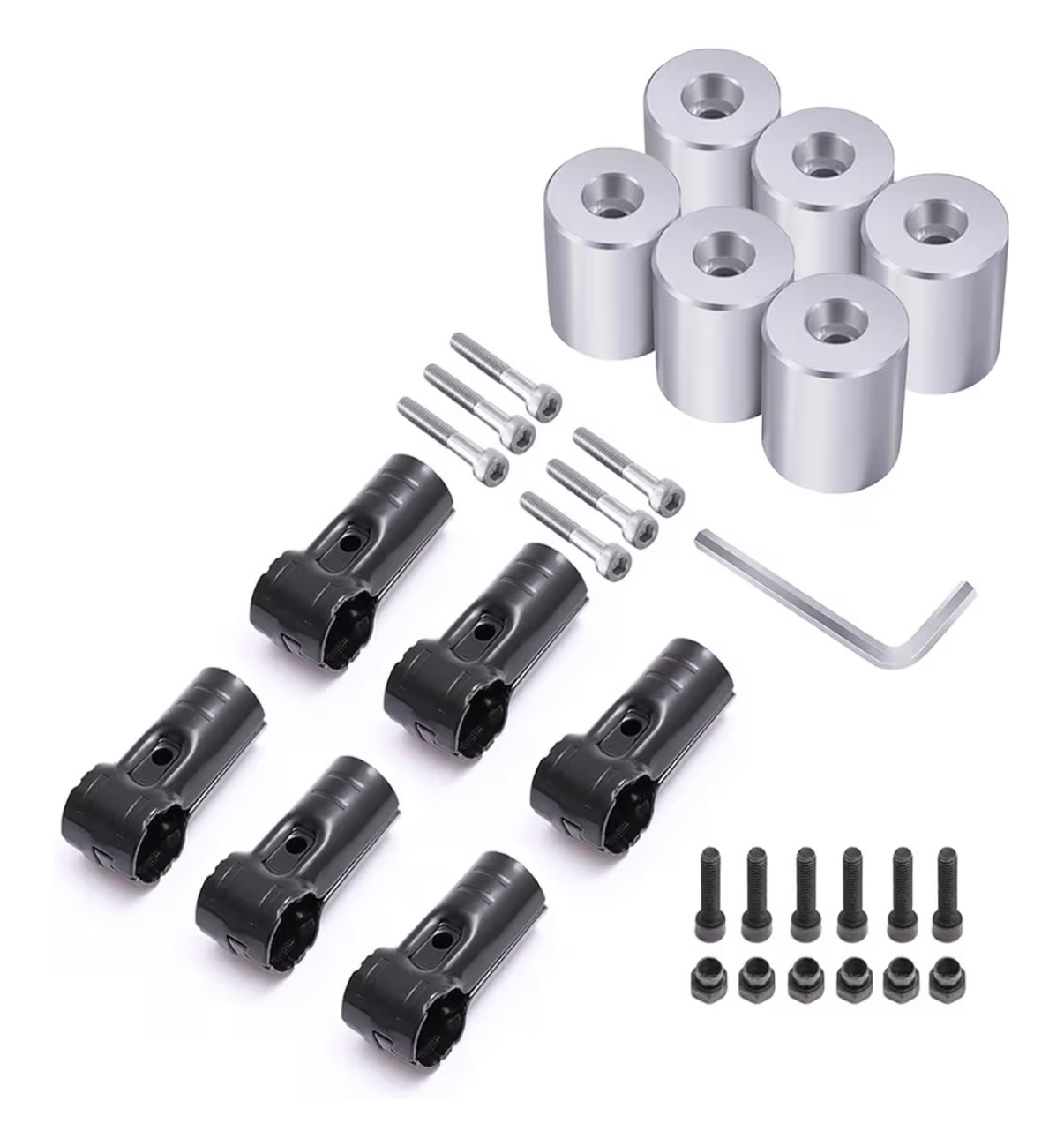 アルミアタッチメントメタルジョイントセット 部品一式