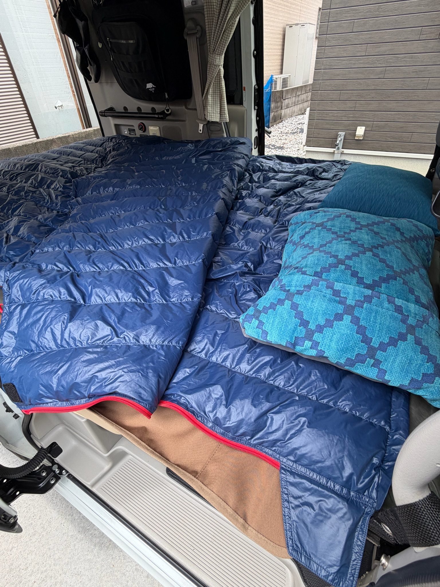 Naturehikeダウンシュラフのディテール