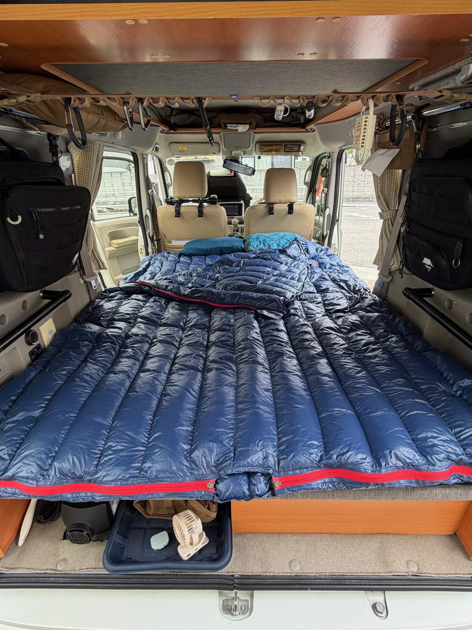 Naturehikeダウンシュラフを広げた状態