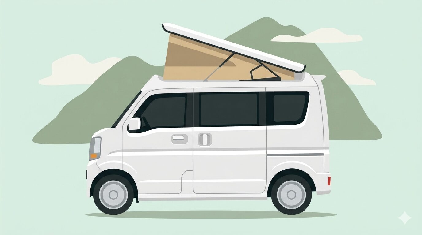 ココワゴン フラットベクターイラスト