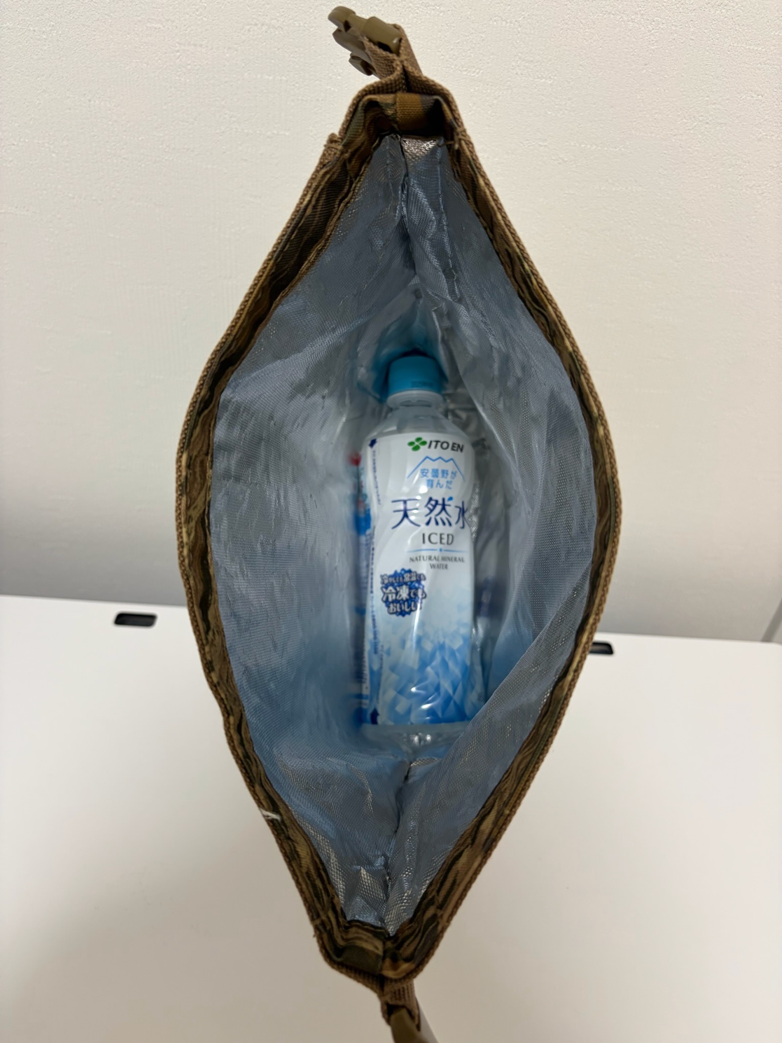 冷凍ペットボトルを入れて熱中症対策ドリンクとして使用