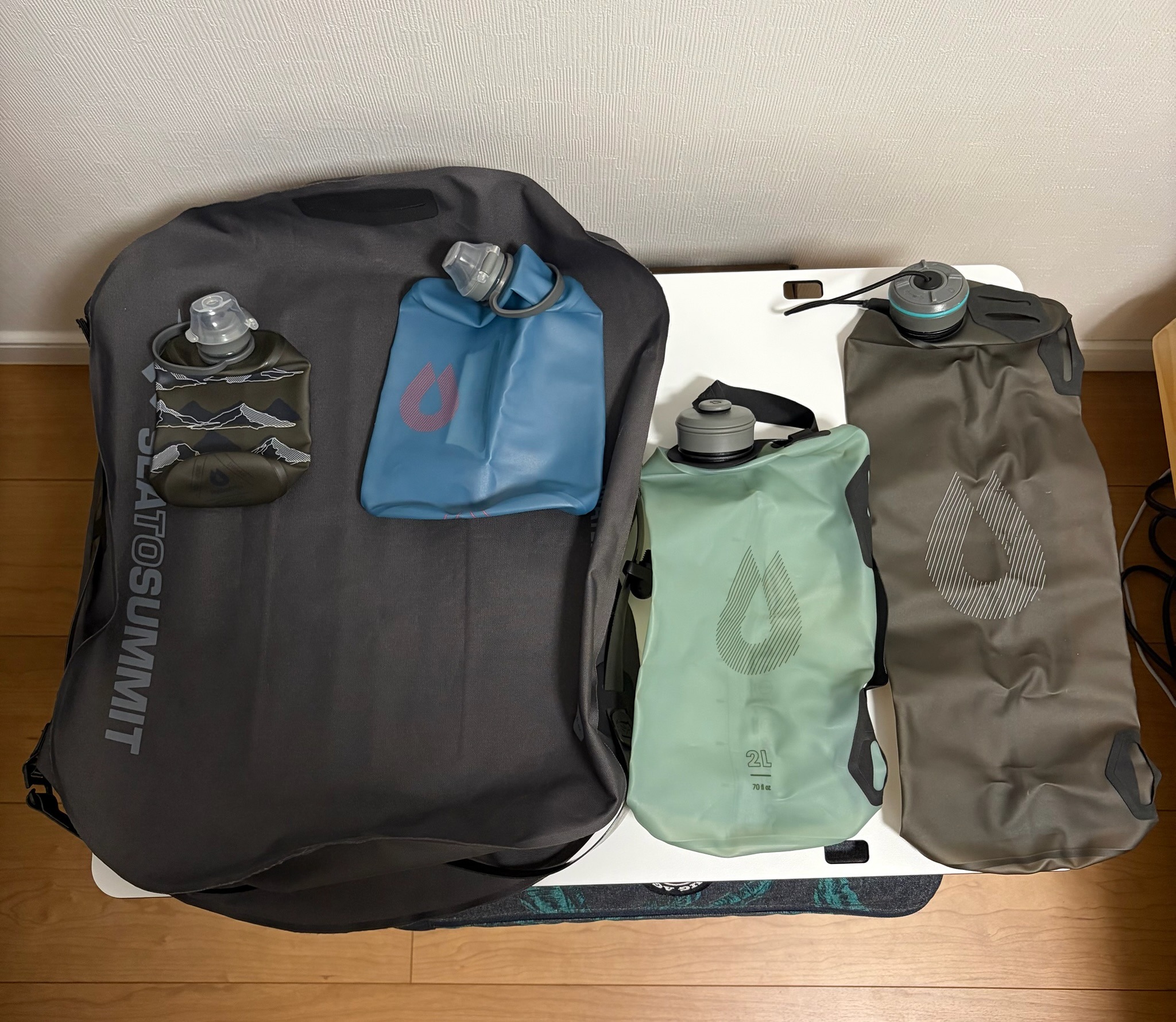 ハイドラパック SEEKER 広げた状態