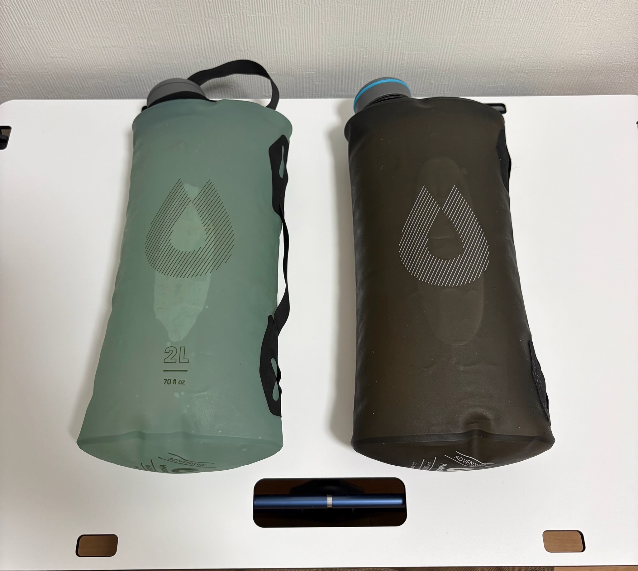 ハイドラパック SEEKER 2L 水を入れた状態