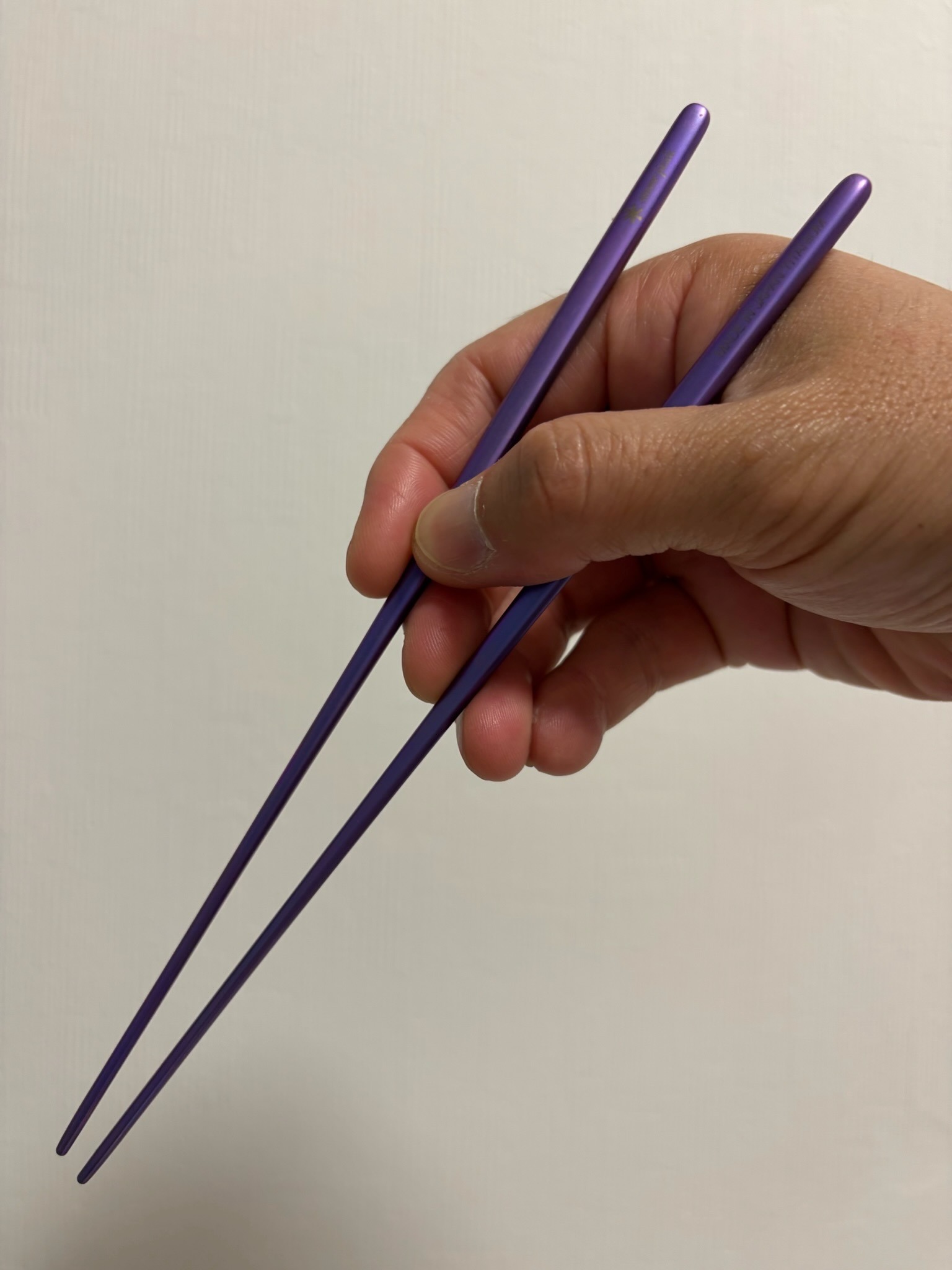 スノーピーク チタン先細箸 手持ち