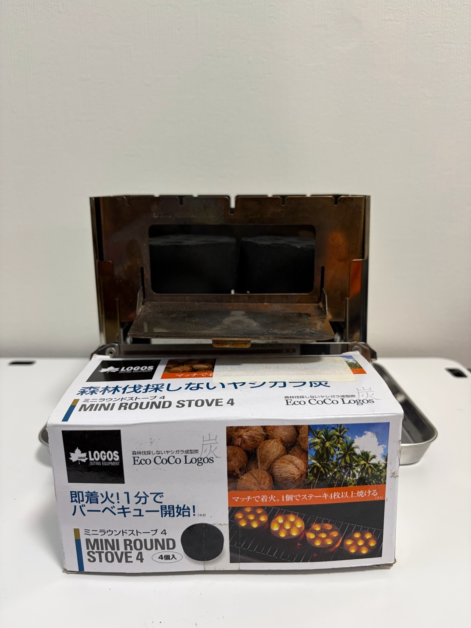 エコココロゴス Eco CoCo Logos ミニラウンドストーブ4 箱