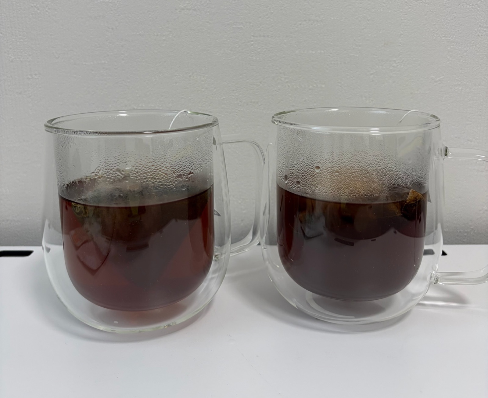 コーヒーバッグの抽出途中の様子