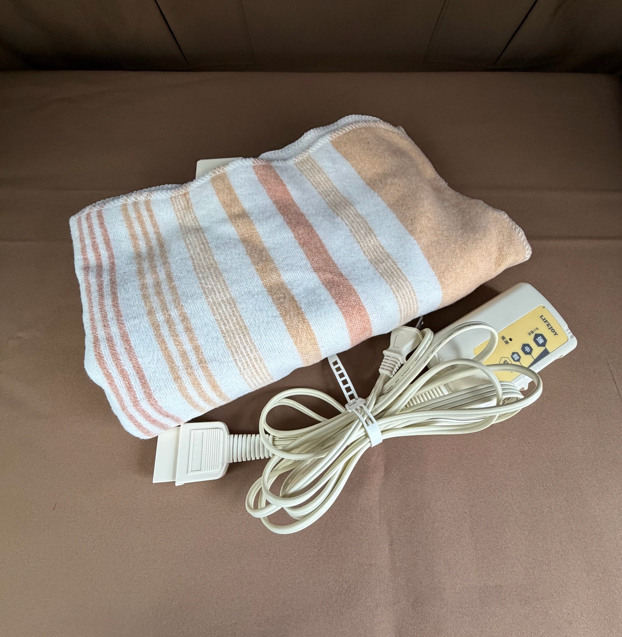LIFEJOY 電気敷き毛布 実使用